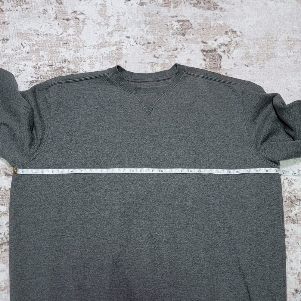 Carhartt Original Fit Crewneck Sweatshirt Men XL Tall Charcoal Gray Workwear - Picture 7 of 9